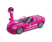 Bladez Toyz Barbie Dream Car Remote Control, Pink RC Car for Kids, Full-Function with Lights, Fits Two Barbie Dolls - Christmas Present