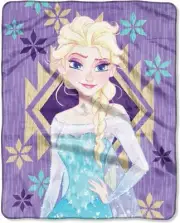 Disney’s Frozen Elsa ‘Driftwood’ Silk Touch Throw with Elsa & Anna Backpack