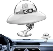 Spaceship Car Scent,Air Freshener Car Aromatherapy Diffuser - Long-Lasting Vehicle Perfume Dash Decoration for Friends Coworkers Lovers