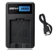 Battery Charger for Panasonic Lumix DMC-FZ7, DMC-FZ8, DMC-FZ10 Digital Camera