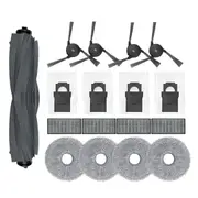 For X40 X40 Pro Robot Vacuum Cleaner Spare Parts Accessories Main Side Brush Hepa Filter Mop Cloth Dust Bags
