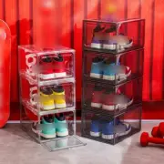Thickened Pet Home Storage Shoe Box Transparent Shoe Box Square Height Design Ma