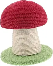 Mipcase Cat Scratching Post Mushrooms Cat Mushroom Scratching Post Comfortable Kitten Scratcher Integrated Kitten Scratcher Sisal