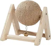Folpus Rabbit Sisal Claw of Ball Rabbit Scratch Toy Ball Furniture Protection Portable Stable Rabbit Scratching Ball for Rabbits Small Animals Bunnies