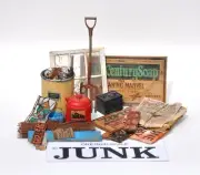 1" SCALE DOLLHOUSE AND DIORAMA JUNK - SPRING SALE 50% OFF REGULAR PRICE