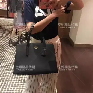 空姐精品代購 COACH 25137 新款女士 荔枝紋素面牛皮 手提女包 貴婦包 單肩斜挎包 簡約時尚 附購證 下標送禮