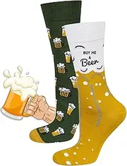 [soxo] Funny Socks Men's Beer Gifts For Men Colourful Men's Socks Funny Socks Men 40-45