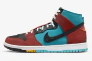 Nike Di’orr Greenwood x Dunk SB High Navajo Arts FQ1775-400 Size 10.5