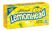 Lemonhead Hard Candy, 24 Count, 0.80 oz (Case of 12)