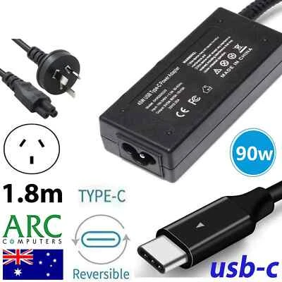 90W 65W 45W USB-C Type-C AC Adapter Laptop Charger For Lenovo ThinkPad HP ASUS