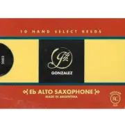 Gonzalez Eb Alto Saxophone Reeds Strength 4.75, Box of 10