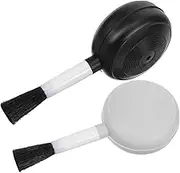 Luxshiny 2Pcs Air Dust Blower and Brush Cleaning Ergonomic Design for Computer and Camera Lens Cleaning Soft Brush for Hard to Reach Areas Bulb Compact for Easy