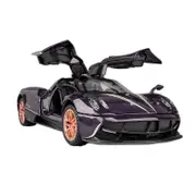 Catzon 1:32 Huayra Dinastia Alloy Car Model with Pull-Back Functionality and Sound Light Effects-Purple