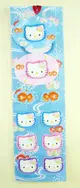 【震撼精品百貨】Hello Kitty 凱蒂貓~KITTY貼紙-和風藍金魚