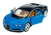 WELLY BUGATTI CHIRON BLUE 1:34 DIE CAST METAL MODEL NEW IN BOX