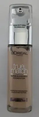 L'Oreal True Match Foundation Super-Blendable 2.R/2.C Rose Vanilla 30ml NEW