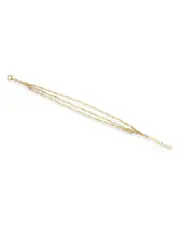 Alberto Amati 14K Yellow Gold Multi Strand Mesh Link Bracelet