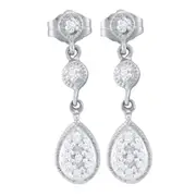 1/8CTW-Diamond FASHION EARRING