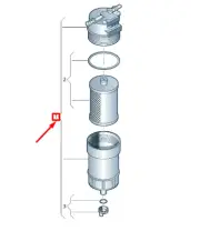 VOLKSWAGEN CRAFTER 2F MK1 Fuel Filter 2E0127399 NEW GENUINE