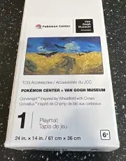 Pokemon X Van Gogh Museum Corviknight Inspired by Wheatfield with Crow Playmat