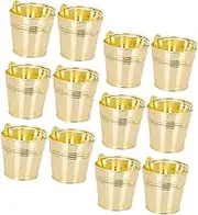 Ciieeo 12Pcs Multi Use Wedding Candy Buckets Portable Containers for Parties Buckets for Lollies Treats for Valentine Birthdays Celebrations