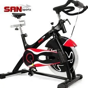 SAN SPORTS黑爵士23KG飛輪健身車 九成新 液晶面板已換新