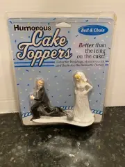 HUMOROUS CAKE TOPPERS 3CT BALL & CHAIN 2002