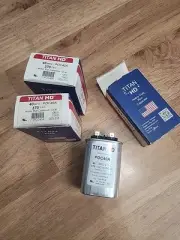 (3) POC40A PACKARD TITAN HD RUN CAPACITOR 40 MFD 370 VOLT OVAL