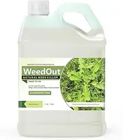 Weedout Organic Weedkiller - 5 litres - Free from Glyphosate - Made of Naturally Occurring Additives - Ready to Use - No Harmful Chemicals and Eco-Friendly