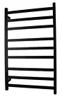 Brand New- Heated Towel Rail (Square) 9 Bar- MATT BLACK