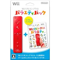 在飛比找蝦皮購物優惠-遊戲歐汀 Wii 遙控器 Plus 遊戲片+限定紅色感應內建