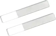 Healeved Nail Polish Block Board Set Pcs Glass Nail Files Buffer Micro Particle for Home Salon