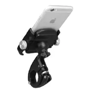 4-6.8" Aluminum Alloy Bicycle Motorcycle Phone Adjustable Holder For iPhone X XS XR XS Max Xiaomi Samsung Galaxy s6/s7/s8/s9 Plus GPS BLACK COLOR