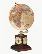 Replogle Weather Watch Globe - Walnut & Brass 51403