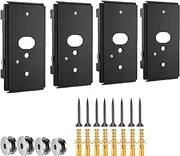 Yaotieci (Pack of 4) Wall Mount Bracket for Bose SlideConnect UB-20 Series II, UFS-20, WB-50, Lifestyle 525 535 III/ 600, Soundtouch 300/520, CineMate 520 with Screws Kit