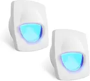 Dream Lighting Caravan Interior Exterior Step Lights 12v LED Courtesy Deck Stairway Lamp for RV Boat Waterproof Blue Lighting Pack of 2