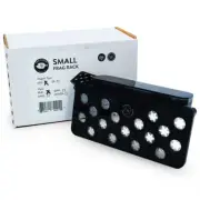 17 Hole Small Frag Rack (3/4" Glass) Black w/Frag Lock & Reinforced Magnets - PN