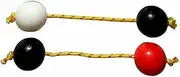 Adjustable 2 Pcs Asalato Shakers African Shaker Instrument, Kashaka for Weddings Parties Performances, Koshkash Beginner Rhythmic Ball(B)