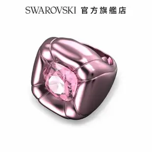 【SWAROVSKI 官方直營】Dulcis 個性戒指枕形切割Swarovski水晶 交換禮物