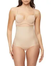 [Nancy Ganz] X-Factor High Waisted Brief In Warm Taupe