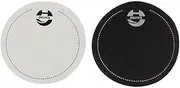 rockible 2 Pieces Bass Drum Head Pad Impact Drumhead Protector for Drum Parts, as described, as described