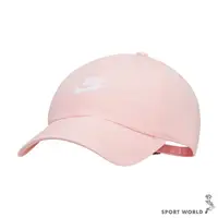 在飛比找Yahoo奇摩購物中心優惠-Nike 帽子 老帽 刺繡 粉【運動世界】913011-68