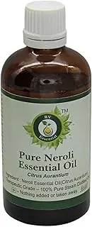 R V Essential Pure Neroli Essential Oil 50ml (1.69oz)- Citrus Aurantium (100% Pure and Natural Steam Distilled)
