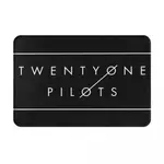 TWENTY ONE PILOTS (1) 浴室防滑地墊 廁所衛生間腳墊 門口吸水速乾進門地毯 洗手間墊 法蘭絨防滑地墊