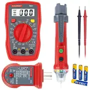 Electrical Test Kit with Digital Multimeter Tester Non Contact Voltage Checker