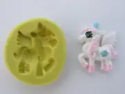 Unicorn Silicone Push Mold A993 Cake Chocolate Resin Clay Edible Decor