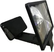 ULDIGI Smart Phone Screen Magnifier Multi Function Black Phone Bracket for Enlarged Viewing Lightweight Portable Design for Watching Movies and Reading Present Option