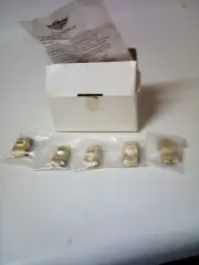MICRO MACHINES GOLD CORVETTE SET (5) SEALED, ORIGINAL BOX & INFO LETTER Galoob