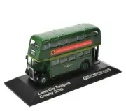 ATLAS EDITIONS - CROSSLEY DD42 DOUBLE DECK BUS - LEEDS CITY - ROUNDHAY - 1:76