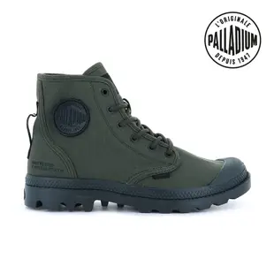 PALLADIUM PAMPA HI HTG SUPPLY有機棉軍靴-中性-墨綠